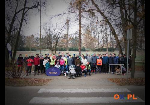 Pięćsetny Parkrun w Cieszynie.  foto MJ/OX